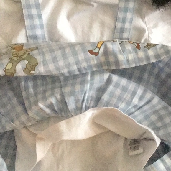 Wizard of OZ ~ Dorothy & Toto Blue Gingham Pinafore Dress with White T-Shirt - Picture 5 of 13